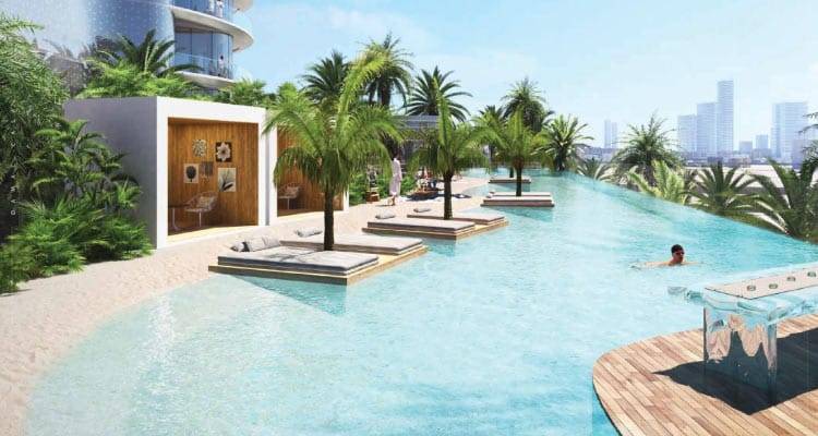 Damac Casa beach cabanas