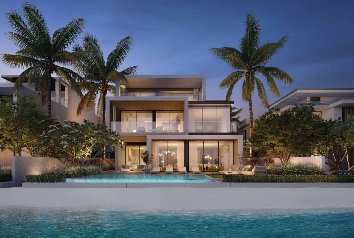 Palm Jebel Ali tropical mist villa for sale