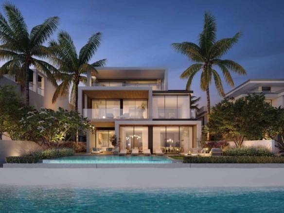Palm Jebel Ali tropical mist villa for sale