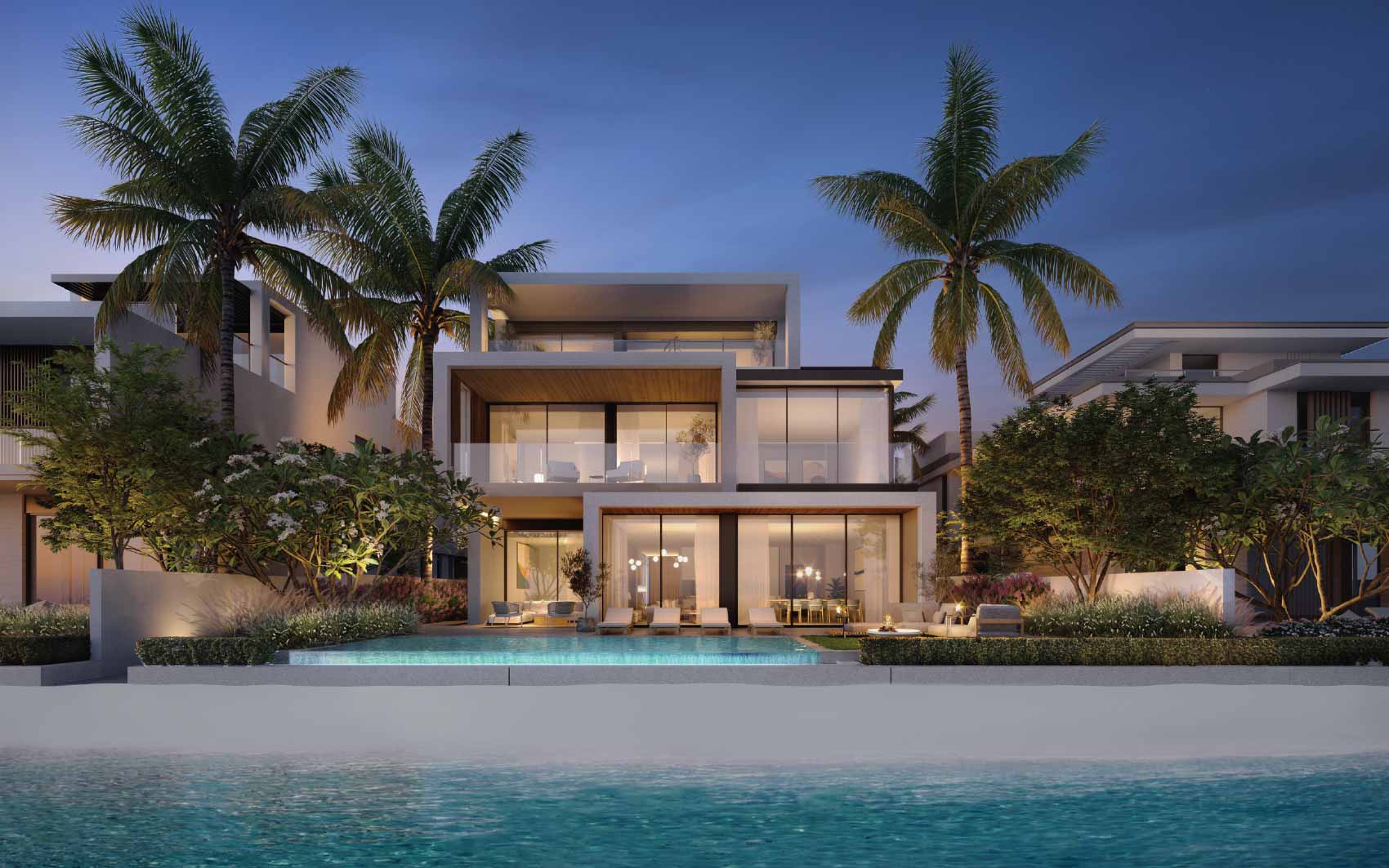 Palm Jebel Ali tropical mist villa for sale