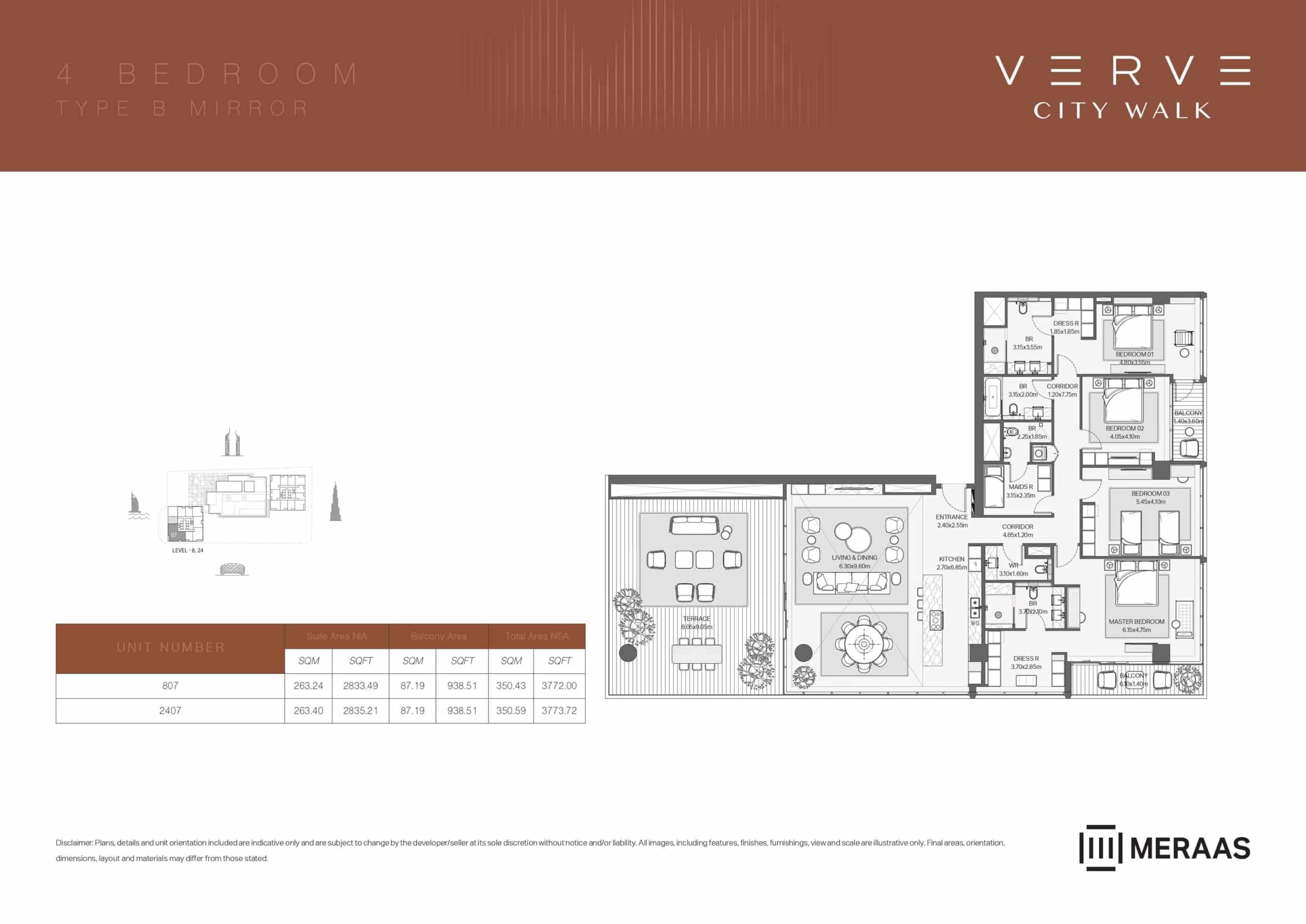 Verve 4BR Floorplan