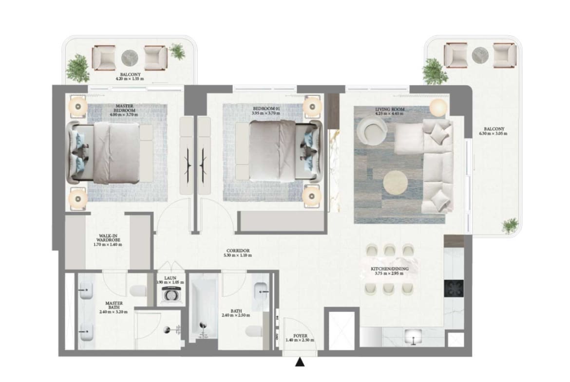 2BR-layout