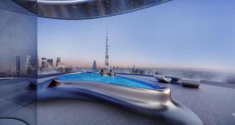 Bugatti Residences private pool Bugatti Residences private pool