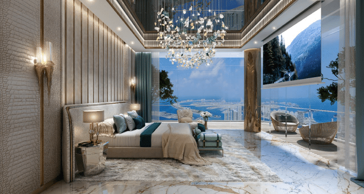 Damac Bay master bedroom Damac Bay master bedroom