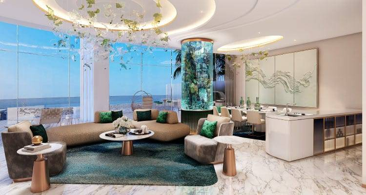 Damac Casa Living room